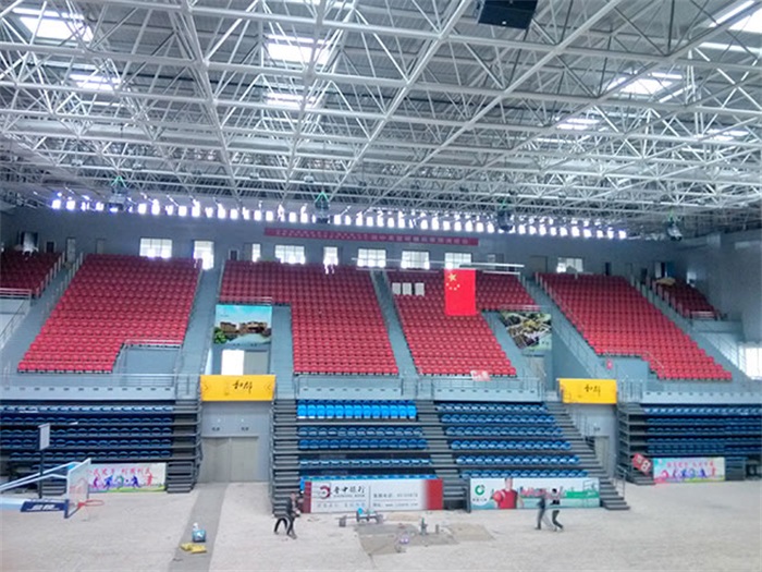 武穴电厂体育馆网架加工